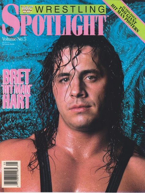 Bret Hart Spotlight Magazine Brett Hart, Wwf Magazine, Hart Wallpaper, Elvis 68 Comeback Special, Wwf Superstars, Hitman Hart, Bret Hart, Wwf Wrestling, Magazine Collection
