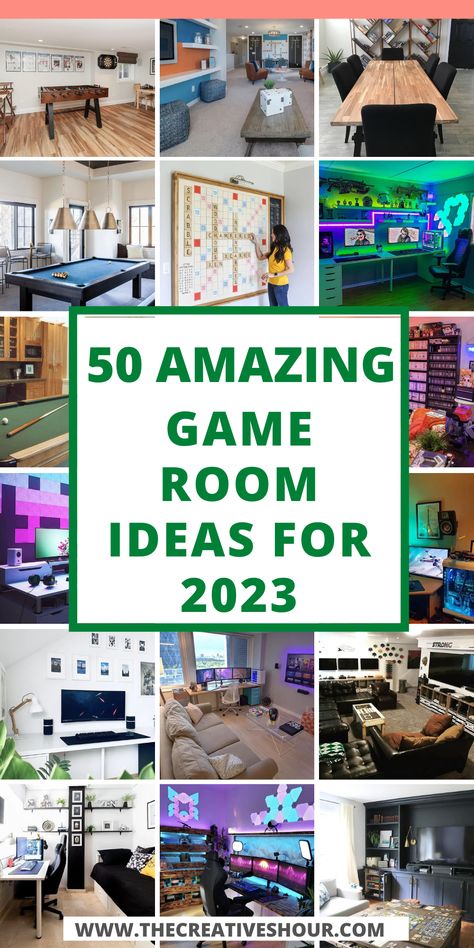 Budget Room Makeover, Small Game Room Ideas, Boys Gaming Room, Teen Playroom, Kids Hangout Room, Hangout Room Ideas, Basement Game Room Ideas, Teen Hangout Room, Teen Game Rooms