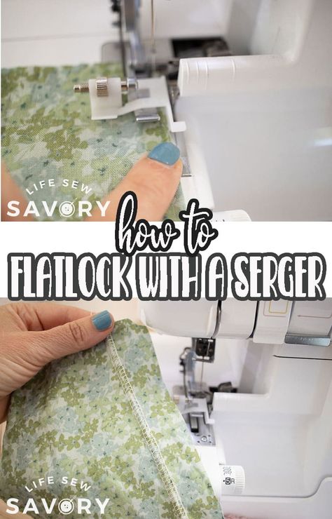 Overlocker Projects, Serger Sewing Projects, Serger Tutorial, Serger Projects, Serger Stitches, Serger Tips, Serger Thread, Overlock Machine, Decorative Stitches