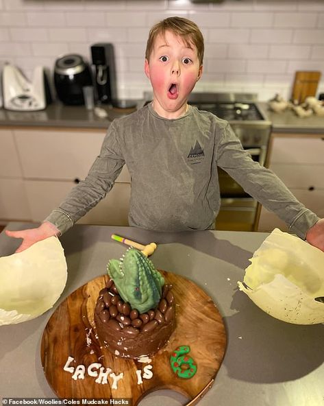 Dino Egg Cake, Dinosaur Egg Cake, T Rex Cake, Dinosaur Puppet, Chocolate Dome, Make A Dinosaur, Blown Eggs, Dino Eggs, Dinosaur Egg