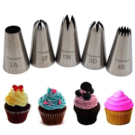 Baking Stickers, Cake Nozzles, Nozzle Design, Icing Piping Nozzles, Cake Piping, Pop Cupcakes, Cake Decorating Kits, Icing Tips, Cake Decorating Piping