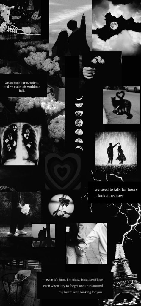 Couple Quotes Aesthetic Wallpaper, Wallpaper Backgrounds Dark Collage, Black Couple Aesthetic Wallpapers For Iphone, Wallpaper Iphone Boyfriend, Dark Love Aesthetic Wallpaper, Love Asthetic Wallpers Dark, Love Asthetic Wallpers For Him, Romantic Collage Wallpaper, Background Couple Aesthetic