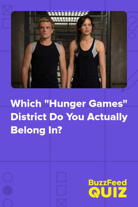 Which "Hunger Games" District Do You Actually Belong In? Hunger Games Quiz, Hanger Game, Hunger Games Districts, New Hunger Games, Hunger Games Peeta, Hunter Games, Katniss And Peeta, Quizes Buzzfeed, Buzzfeed Quizzes