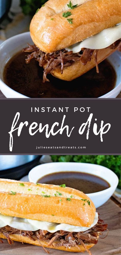 Instant Pot Chicken And Dumplings, Instant Pot French Dip, Dinner Videos, Dinner Quick, Instant Pot Pasta Recipe, Recipes Instant Pot, French Dip Sandwich, Beef Roast, Pot Recipes Easy