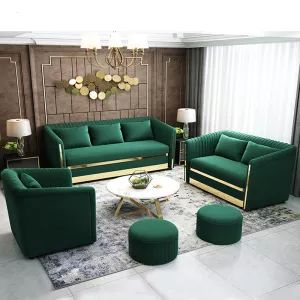 Velvet Love Seat Metal Base-Velvet Love Seat Metal Base Manufacturers, Suppliers and Exporters on Alibaba.comLiving Room Sofas（old） Luxury Sofa Set Design Modern, Modern Sofa Designs Luxury, Green Velvet Sectional, Sectional Sofa Living Room, Velvet Sectional Sofa, Single Seat Sofa, Luxury Green, Modern Sofa Living Room, Sectional Sofas Living Room