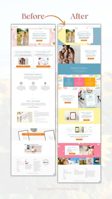 Blog Design Inspiration Layout, Website Design Inspiration Colors, Weebly Website Design Inspiration, Craft Website Design Inspiration, Website Quote Design, Fun Colorful Website Design, Fun Web Design Inspiration, Colourful Website Design Inspiration, Web Designer Branding