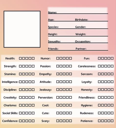 Oc Card, Character Sheet Writing, Oc Template, Character Sheet Template, Character Reference Sheet, Drawing Ideas List, Art Style Challenge, Character Template, Creative Drawing Prompts