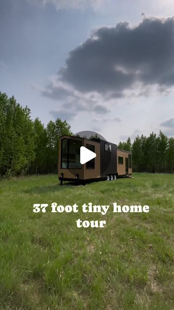 Tiny House Movable, Amazon Tiny House, Camper Turned Into Tiny House, Portable Tiny House Trailers, Tiny House Tour Videos, Movable Tiny House, Tiny House On Wheels Interior, Tiny House Family Of 4, Tiny House On Wheels Floor Plans