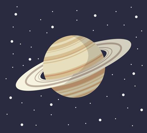 Cartoon Solar System, Space With Stars, Solar System Design, Solar System For Kids, Stars Vector, Saturn Planet, Dark Space, Solar System Planets, Sistema Solar