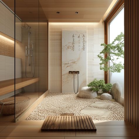 21 Stunning Japandi Style Bathroom designs for a Zen-Like Retreat - Unique Design Blog Japan Bathroom Design, Japandi Interiors Moodboard, Japandi Style Bathroom, Japanese Inspired Bathroom, Japandi Bathroom Design, Angel Workout, Modern Zen Bathroom, Zen Bathroom Design, Bathrooms Designs