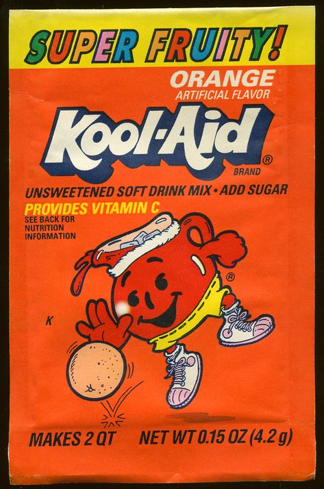 https://flic.kr/p/6noTGu | Orange Kool-Aid, 1990's | Any idea what time period this design was used? Orange Packaging, Orange Outfits, Bedroom Wall Collage, Vintage Packaging, Orange Aesthetic, Picture Collage Wall, Kool Aid, Photo Wall Collage, Retro Wallpaper