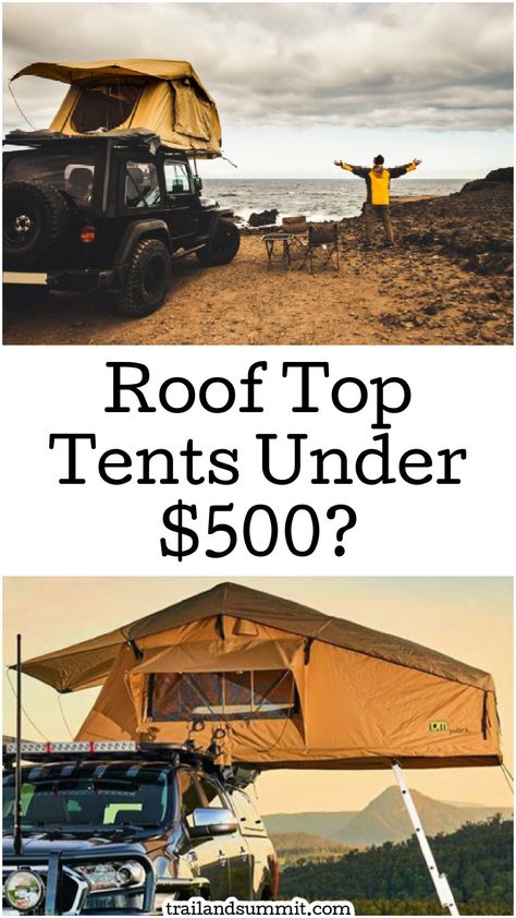 Roof Top Tent Under $500? (scams, sales and best bets) Roof Top Campers, Roof Rack Tent, Truck Tent Camping, Diy Roof Top Tent, Car Top Tent, Rooftop Tent Camping, Kombi Trailer, Camping Setup, Tent Platform