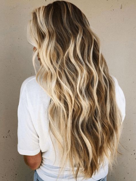 Balayage, Hair For Summer, Beach Waves Hair, Baylage Hair, Beachy Waves Hair, Surfer Hair, Long Hair Waves, Wand Hairstyles, Waves Hair