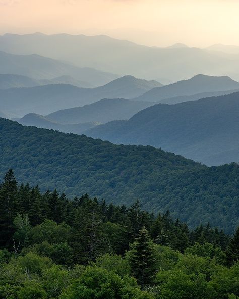 Nature, Blue Ridge Mountains Art, Mountain Layers, Blue Ridge Mountains North Carolina, Distant Mountains, Mountains Aesthetic, Blue Ridge Mountain, Mountain Pictures, Nc Mountains