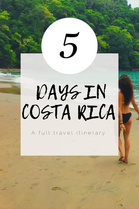 Costa Rica itinerary Costa Rica, Costa Rica Excursions, 4 Days In Costa Rica, Costa Rica 1 Week Itinerary, 5 Day Costa Rica Itinerary, Costa Rica Itenary, 5 Days In Costa Rica, Costa Rica 5 Day Itinerary, Best Beaches In Costa Rica