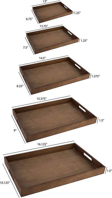 Organizing Bathroom, Wooden Spoon Crafts, Bars Chocolate, Wood Trays, Office Table Design, Wooden Trays, Spoon Crafts, Wooden Serving Tray, Serving Tray Set