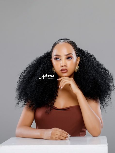 Black curly hair extensions, beautiful woman, hair photography, black women hairstyles Ethiopian Women Hairstyles, Ethiopian Braids Hairstyles, Woman Hair Photography, Habesha Hair Braids, Eritrean Hairstyles, Habesha Hairstyles, Ethiopian Hairstyles, Habesha Hair, Photography Black Women