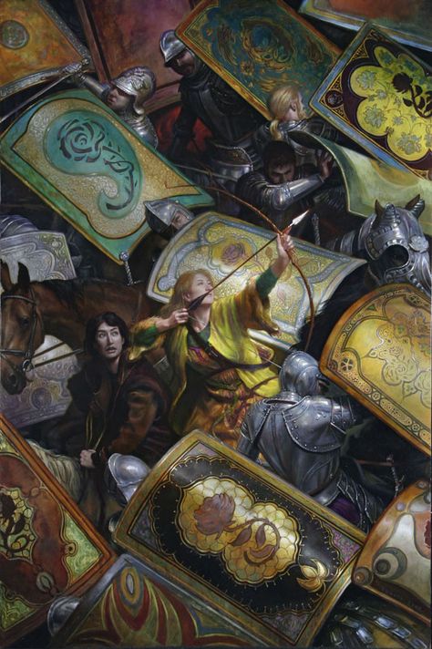 We love this strong lady archer, and this whole collection of archer images from Tor.com! Donato Giancola, Fantasy Concept Art, A4 Poster, Arte Fantasy, 판타지 아트, High Fantasy, Medieval Art, Fantasy Rpg, Fantasy Illustration