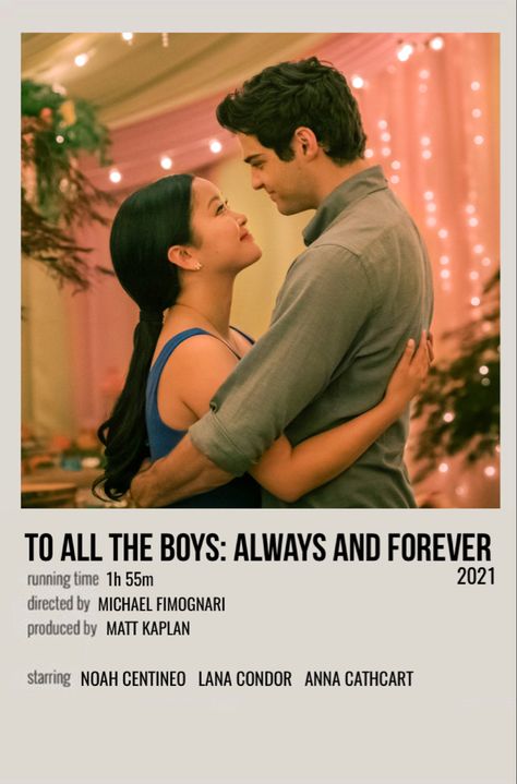 Anna Cathcart, Trip To Korea, Forever Movie, Polaroid Movie Poster, Romcom Movies, Film Polaroid, Movies To Watch Teenagers, Noah Centineo, Janel Parrish