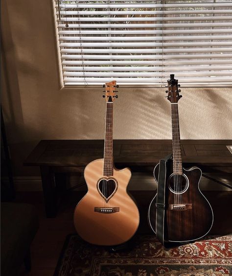 Santiago, Brown Guitar Aesthetic, Acoustic Guitar Aesthetic, Light Brown Aesthetic, Rustic Guitar, Brown Guitar, Sun Window, Sheep Ranch, Jackson Aesthetic