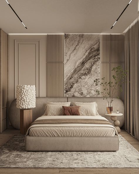 Master Bedroom :: Behance Neo Classic Master Bedrooms Decor, Bedroom Interior Modern Contemporary, Minimal Ceiling Design Bedroom, Classic Bedroom Design Luxury, Classic Bedroom Interior Design, Neo Classical Bedroom, Modern Classic Bedroom Design, Minimal Bedroom Interior, Bedroom Classic Modern