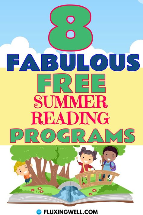 8 Fabulous Free Summer Reading Programs in 2024 kids with books reading Summer Reading Program Ideas, Reading Program Ideas, Summer Book Challenge, Kids Summer Reading Challenge, Reading Programs For Kids, Summer Reading Activities, Reading Rewards, School Library Design, Reading Incentives