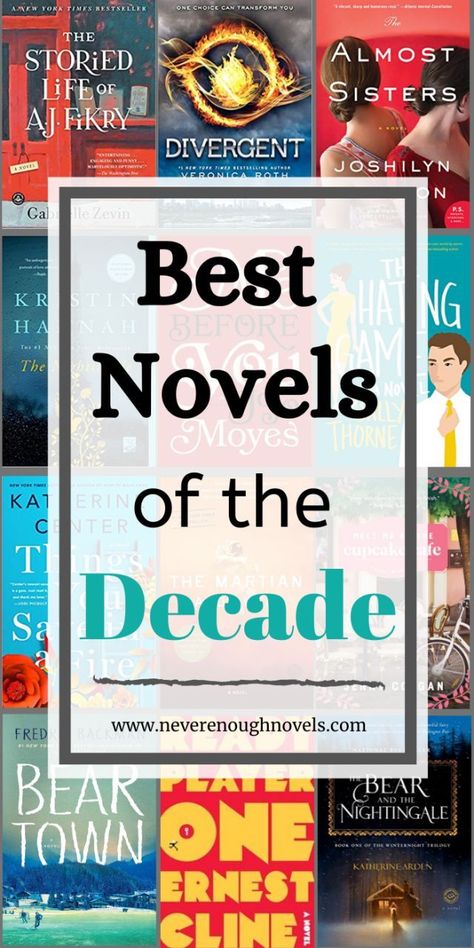 It's the end of an era, so it's time to examine the best books of the decade! I picked the best books from my favorite genres from the past ten years. Add these books to your TBR right away! #bestofthedecade #bestbooksofthedecade #bestbooks #booklist Thriller Books, Best Fiction Books, Books And Coffee, Book Promotion, Books You Should Read, Best Novels, The Best Books, Never Enough, Strong Female