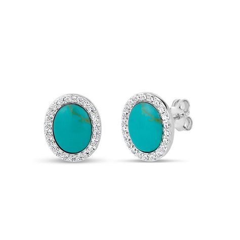 Simulated Turquoise Sterling Silver Stud Earrings Italian Gold Jewelry, Silver Turquoise Earrings, Sterling Silver Cross Pendant, Helix Earrings, Sterling Silver Stud Earrings, Silver Engagement Rings, Silver Stud Earrings, Earrings Stud, Sterling Silver Cross