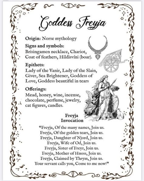 Altar For Freya, Working With Freya, Freya Altar Ideas, Norse Wicca, Freya Altar, Norse Witchcraft, Freya Norse Goddess, Ancestor Work, Valkyrie Warrior