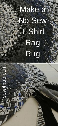 Tapis Diy, Rag Rug Diy, Homemade Rugs, Rag Rug Tutorial, Braided Rug Diy, Braided Rag Rugs, Tshirt Rug, Rug Tutorial, Shirt Diy