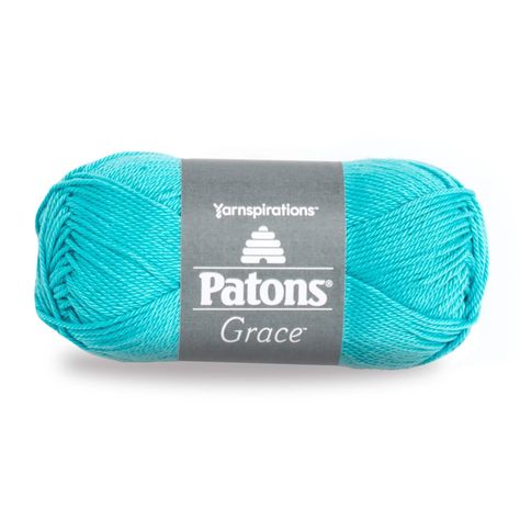 "Buy the Patons® Grace™ Yarn at Michaels! This mercerized cotton is super soft, making it perfect for making baby blankets, booties and apparel. This mercerized cotton is super soft, making it perfect for making baby blankets, booties and apparel. It has a delicate and subtle sheen that will elevate knitting or crochet projects and its feathery, lightweight texture is great for summer garments. We understand the importance of dye lots and will try to match dye lots for your order, however, we ca Modern Shades, Mercerized Cotton Yarn, Cute Patterns, Knitting Gauge, Crochet Needles, Knitting Needle, Cotton Ball, Stylish Tops, Adorable Baby