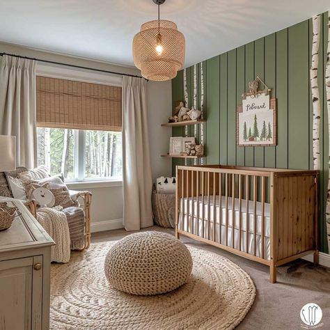 20+ Nature-Inspired Green Nursery Themes for a Serene Baby Space • 333+ Art Images Green Baby Nursery, Green Nursery Boy, Green Baby Room, Cozy Baby Room, Boy Nursery Themes, Baby Nursery Inspiration, Baby Room Themes, Baby Room Neutral, Cozy Nursery