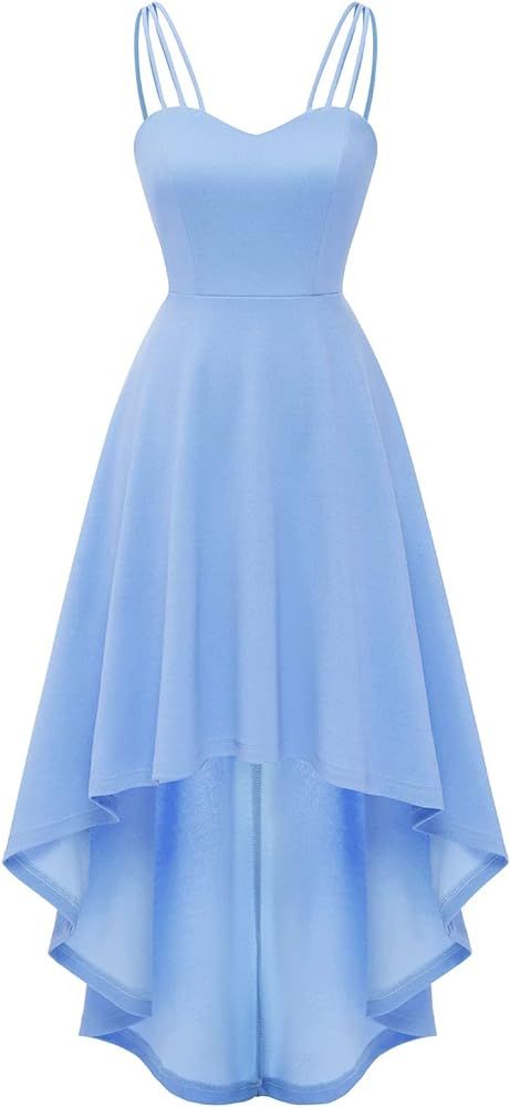 Amazon.com: DRESSTELLS Blue Bridesmaid Dress, Hi Low Dress for Women Blue, Blue Spaghetti Strap Cocktail Dress Blue 2XL : Clothing, Shoes & Jewelry Blue Grad Dresses, Middle School Dance Dresses, Winter Dance Dresses, 8th Grade Dance Dresses, 8th Grade Prom Dresses, Grade 8 Grad Dresses, Mitzvah Dresses, Promotion Dresses, Bat Mitzvah Dresses