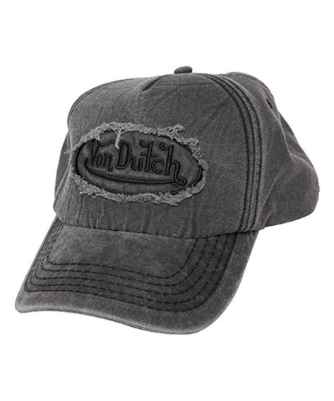 Look at this Von Dutch | Gray Denim Distressed Patch Baseball Cap - Unisex on #zulily today! Von Dutch Hats, Aesthetic Baseball Caps, Cool Caps Hat, Von Dutch Hat Outfit, Messy Theme, Von Dutch Cap, Casquette Von Dutch, Von Dutch Hat, Streetwear Jewelry