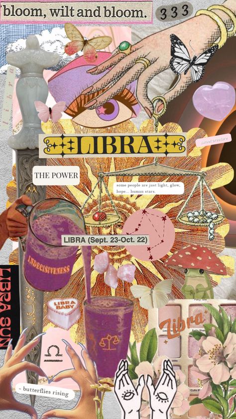 Libra Szn Aesthetic, Libra Season Aesthetic, Libra Collage, Libra Aesthetic Wallpaper, Libra Energy, Libra Sun, Libra Art, Libra Season, Dancing Drawings