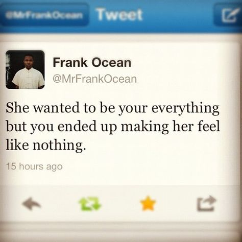 word Frank Ocean Twitter, Frank Ocean Quotes, Love Quotes Tumblr, Ocean Quotes, Frank Ocean, Twitter Quotes, Real Quotes, Pretty Words, Pretty Quotes