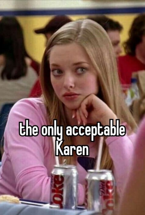 Karen<3 Smith from mean girls Girl Facts, Chick Flicks, Karen Mean Girls, Early 2000s Movies, Mean Girls Humor, Mean Girl 3, Mean Girls Day, Karen Smith, Easy Smoothie Recipes