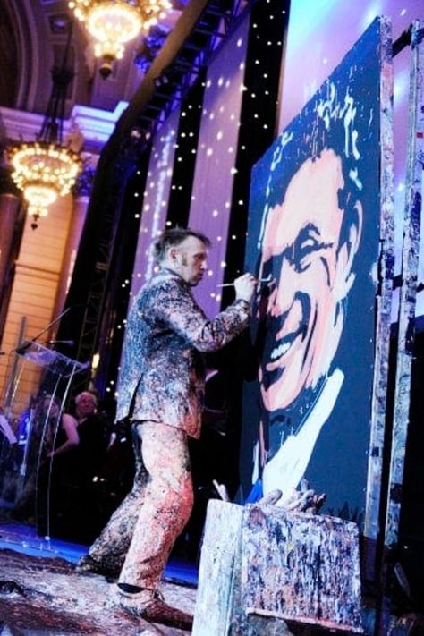 Book our quick painter to entertain guests at both corporate and private international events Live Painting Performance, Live Audience, Tent Event, Painting Corner, Speed Art, Entertainment Ideas, Speed Painting, Live Painting, Event Entertainment