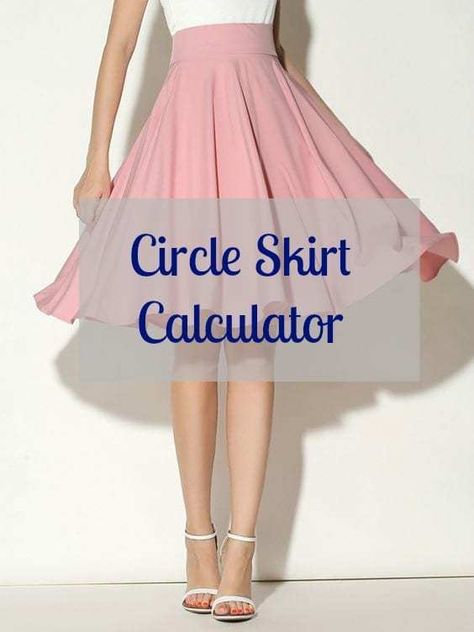 Sewing Tips, Circle Skirt Calculator, Basic Skirt, Diy Vetement, Beginner Sewing Projects Easy, Sewing Skirts, Diy Couture, Sewing Projects For Beginners, Sewing For Beginners