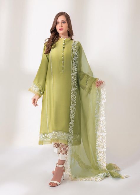 Organza Dupatta Embroidery, Sunnia Manahil, Maharani Designer Boutique, Pakistani Designer Clothes, Designer Punjabi Suits, Pakistani Fancy Dresses, Cutwork Embroidery, Salwar Kamiz, Pakistani Dresses Casual