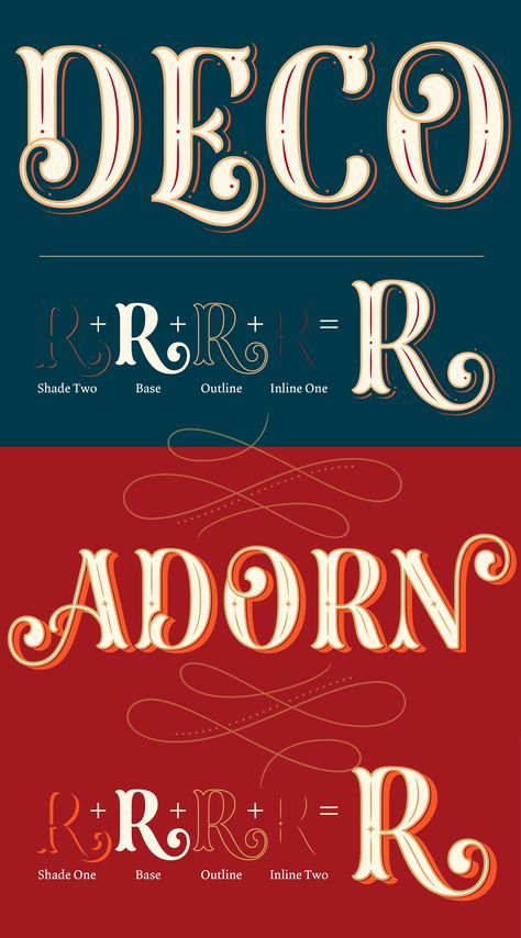 Lettering Book Cover, Christmas Package Design, Ornament Packaging, Poster Lettering, Decorative Lettering, Alfabet Font, Lettering Poster, 10 Tattoo, Art Deco Font