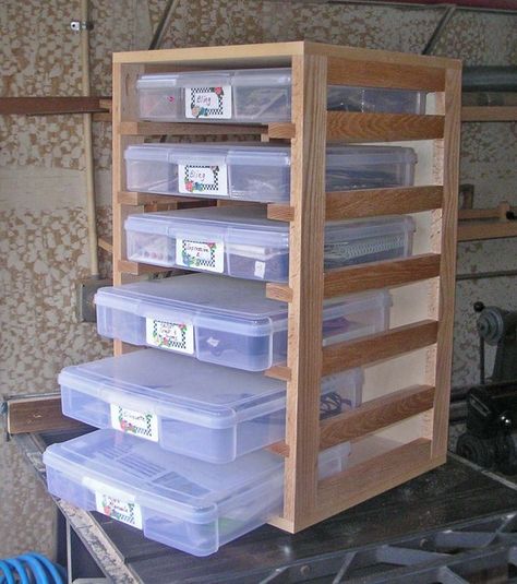 Wood Craft Storage, Closet Craft Space, Vinyl Roll Storage, Hobby Room Design, Diy Outdoor Sofa, Craft Storage Diy, Scrapbook Room Organization, Roll Storage, Art Bin