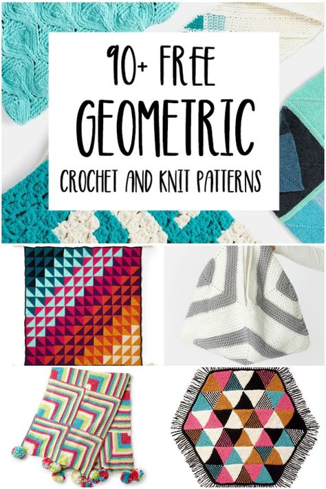 90+ Free Geometric Crochet and Knit Patterns - moogly Patchwork, Geometric Afghan Crochet Patterns, Crochet Geometric Blanket Pattern, Geometric Crochet Blanket Pattern Free, Geometric Crochet Pattern, Crochet Geometric Pattern, Modern Crochet Baby Blanket Free Pattern, Geometric Crochet Blanket, Yarnspirations Patterns Free