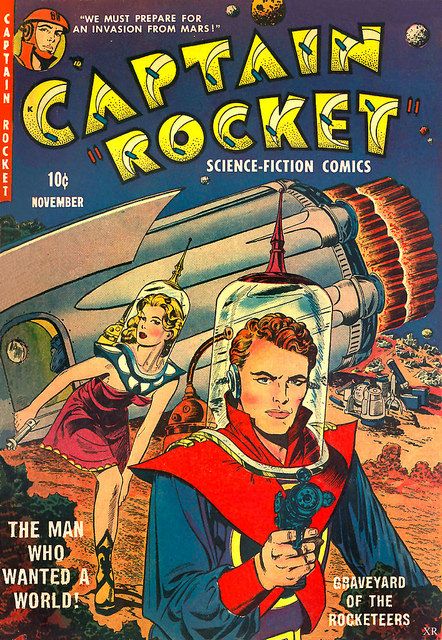 all images/posts are for educational purposes and are under copyright of creators and owners. Commercial use prohibited. Science Fiction Kunst, Pinball Art, Pulp Science Fiction, Bd Art, Rocket Power, Golden Age Comics, Retro Space, Sci Fi Comics, Classic Comic Books