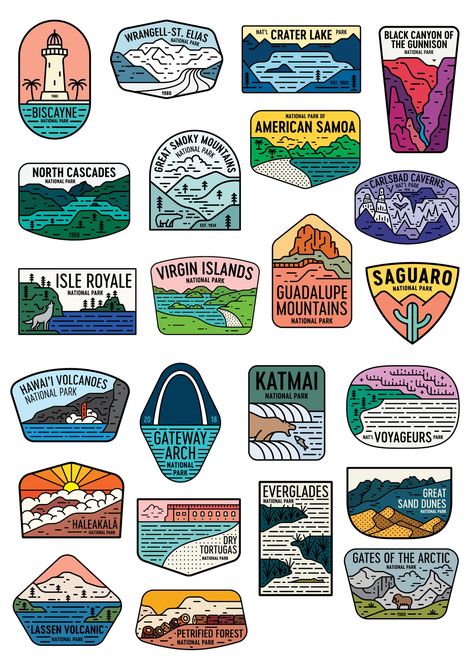 National Park Patches, Retro Patch, Dry Tortugas National Park, National Park Shirt, Sand Dunes National Park, Industrial Design Sketch, Visual Storytelling, Badge Logo, Travel Stickers