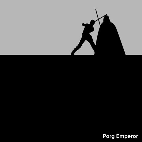 Luke Skywalker Silhouette, Luke Vs Vader, Luke Skywalker Vs Darth Vader, Star Wars Tattoo Small, Darth Vader Silhouette, Darth Vader Drawing, Darth Vader Tattoo, Empire Symbol, Star Wars Silhouette