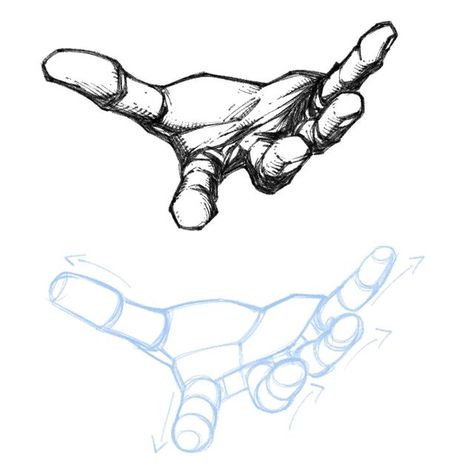 Hand Palm Up Reference, Hand Reach Out Reference, Complex Hand Poses, Extended Hand Drawing, Arms Reaching Out, Base Hand Drawing, Hand Holding Earth Drawing, Curled Hand Reference, Beckoning Hand Reference