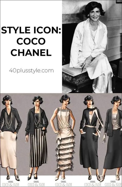 Chanel Look Style, Coco Chanel 1920s, Coco Chanel Clothes, Chanel Aesthetic Vintage, Chanel Outfits Women, Chanel Aesthetic Outfit, Chanel Style Outfits, Coco Chanel Dresses, Chanel Outfits