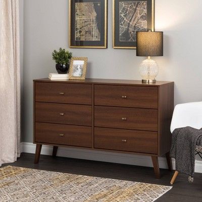 Mid Century Modern Boho Bedroom, Inset Drawers, Modern Boho Bedroom, Contemporary Bedroom Furniture, Mid Century Modern Dresser, Sofa Designs, 7 Drawer Dresser, White Drawers, 9 Drawer Dresser