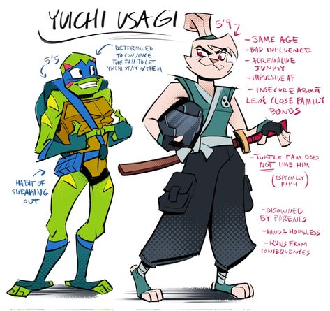 Lexy🐢|| Anti-Bean on Twitter: "I love wholesome #leosagi but I also love causing drama soo here's my bad influence usagi (reupload bc I forgot hashtags 😭) #SaveROTTMMT #rottmnt #rottmntleo #yuichiusagi https://t.co/9JekyLtTGp" / Twitter Pocket Princesses, Love Wholesome, Yuichi Usagi, Tmnt Kids, Pocky Game, Turtle Time, Usagi Yojimbo, Tmnt Leo, Turtle Tots